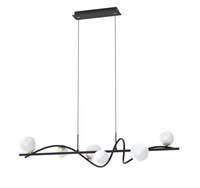 Lampa wisząca nad stół do jadalni NISYRO Zuma Line MD3145-6-EBGN