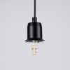 Lampa wisząca HYPERION 1 czarny Sollux SL.1358