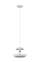 Lampa wisząca MARINA 26cm biała Italux PND-73221-1M-WH