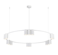 Lampa wisząca (koło) GENESIS WHITE 15xGU10 100cm Milagro ML0377