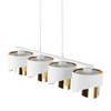 Lampa wisząca GRANT WHITE/GOLD TK Lighting 4822
