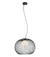 Lampa wisząca CLARISA czarna Italux MDM-3842-1 BK