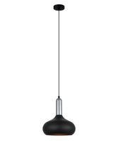 Lampa wisząca QUESMO BLACK Italux MDM-3029/1 BK+CR