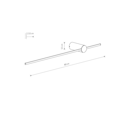 Kinkiet SABER LED M Nowodvorski 11591