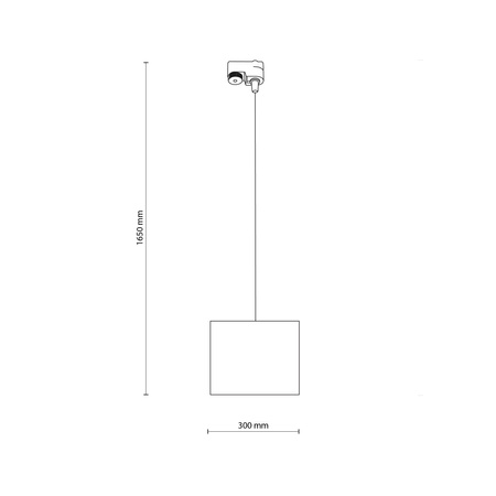 TRACER JUTA 300 1XE27 TK Lighting 10672