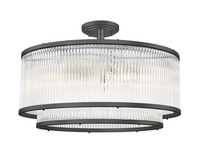 Lampa sufitowa czarna SERGIO 50,5cm Zuma Line C0528-06H-P7AC