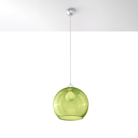 Lampa wisząca BALL zielona Sollux SL.0254