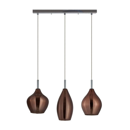 Lampa wisząca AMBER MILANO 3 COPPER AZzardo AZ3078