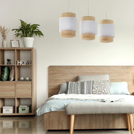 Lampa wisząca BOHO WHITE listwa TK Lighting 6531