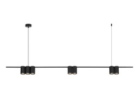 Lampa wisząca (listwa) GENESIS BLACK 7xGU10 150cm Milagro ML0370