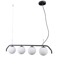 Lampa wisząca CARIMI BLACK Italux PND-3300-4-BK