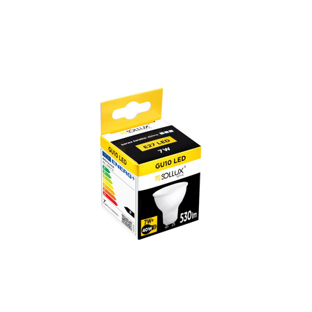 Żarówka LED GU10 4000K 7W 530lm Sollux SL.0973