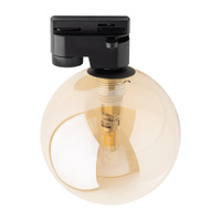 TRACER BLACK AMBER GLASS 1 G9 TK Lighting 4924