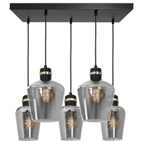 Lampa wisząca RICHMOND BLACK / GOLD Milagro MLP6543