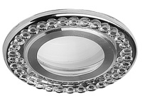 SSP-30 AL/TR LAMPA STROPOWA SREBRNY 2X5W LED 6500K KLOSZ BEZBARWNY  Candellux 2203188