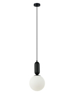 Lampa wisząca ALDEVA czarna 20cm Italux PND-02340-1M-BK