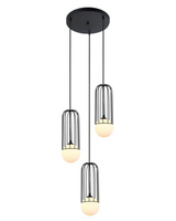 Lampa wisząca SIMON Italux MDM-3938/3 BK