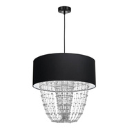 Lampa wisząca ALMERIA BLACK/CHROME Milagro MLP6432