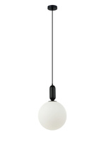 Lampa wisząca ALDEVA czarna 30cm Italux PND-02340-1L-BK