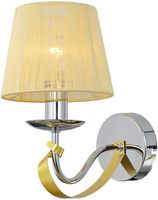 DIVA LAMPA KINKIET 1X40W E14 CHROM/ZŁOTY Candellux 21-55040