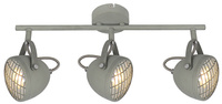 PENT LAMPA SUFITOWA LISTWA 3X50W GU10  BETONOWY SZARY Candellux 93-68064