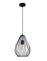 Druciana czarna lampa wisząca BRYLANT BLACK Tk Lighting 2257