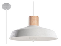 Lampa wisząca AFRA beton i drewno Sollux Lighting SL.0282