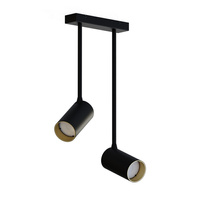 Lampa oprawa MONO LONG II BLACK/GOLD Nowodvorski 7675