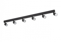 Lampa sufitowa, oprawa czarna TOP BLACK 6 TK Lighting 4782