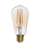 Żarówka dekoracyjna E27 LED filament AMBER TK Lighting 3792